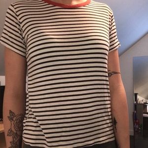 John Galt striped tshirt